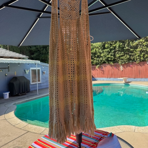 Free People Jackets & Blazers - Free People Festival Crochet/ Fringe Vest- Large